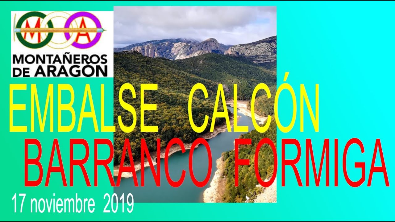 Montañeros de Aragón  Senderismo -20191117- Cañón de Formiga