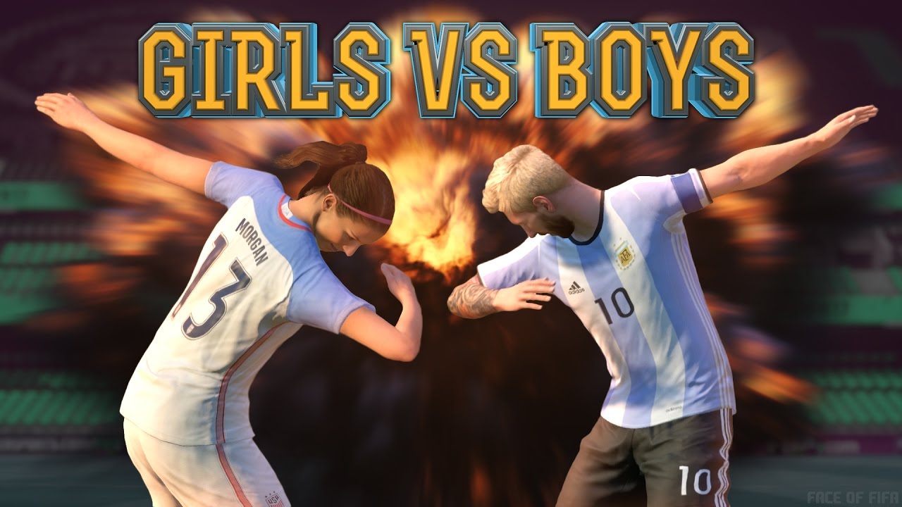 FIFA 17 - GIRLS VS BOYS