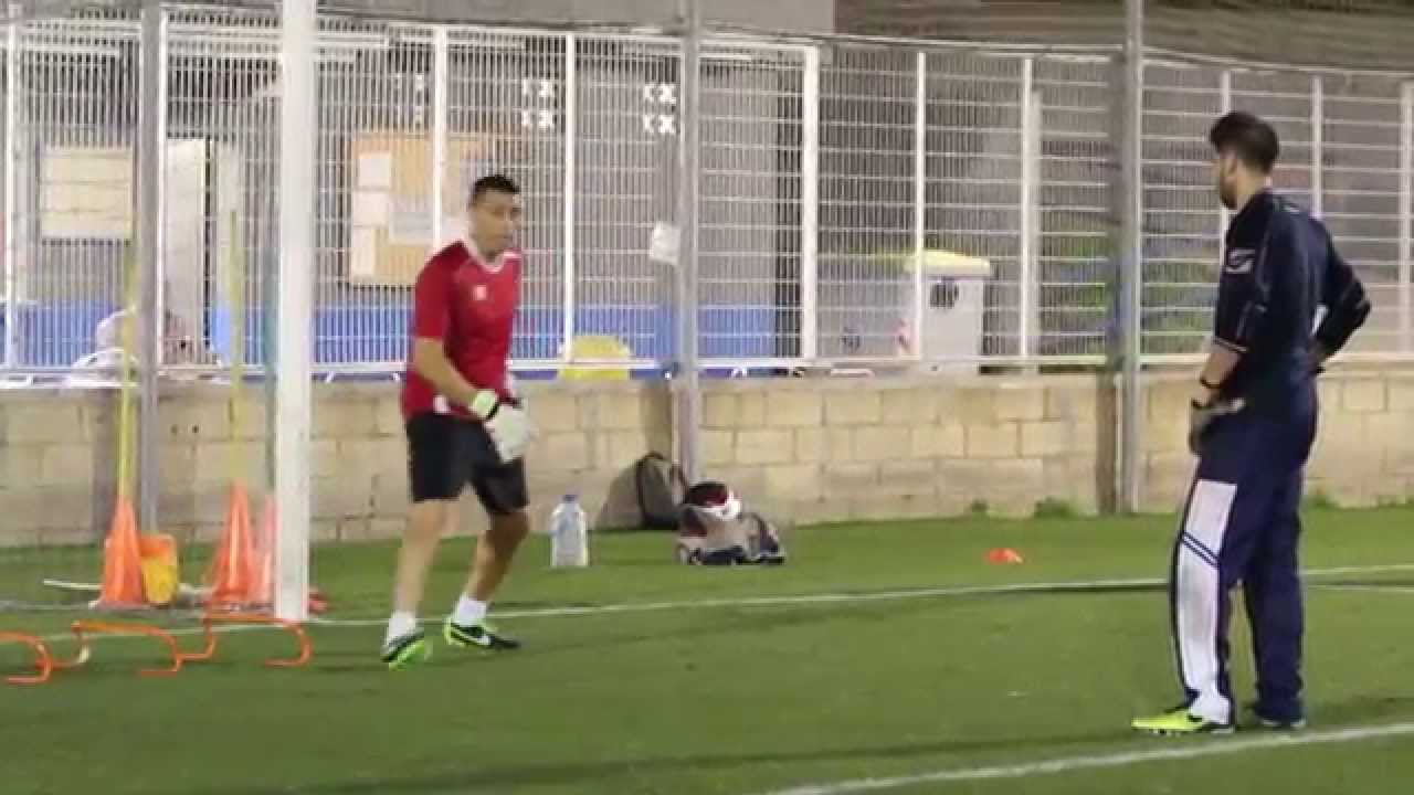 Entreno Porteros- Ejercicios de velocidad y reacción II