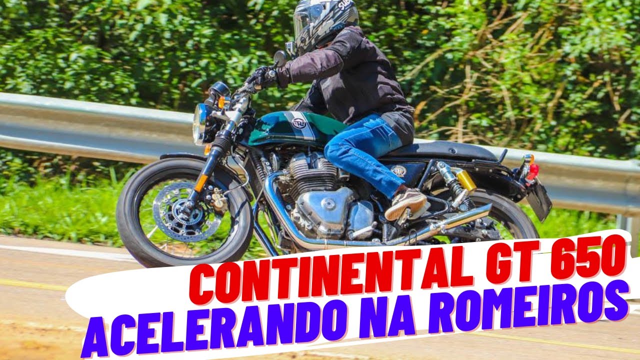 CONTINENTAL GT 650 | ACELERANDO FORTE na Estrada dos Romeiros