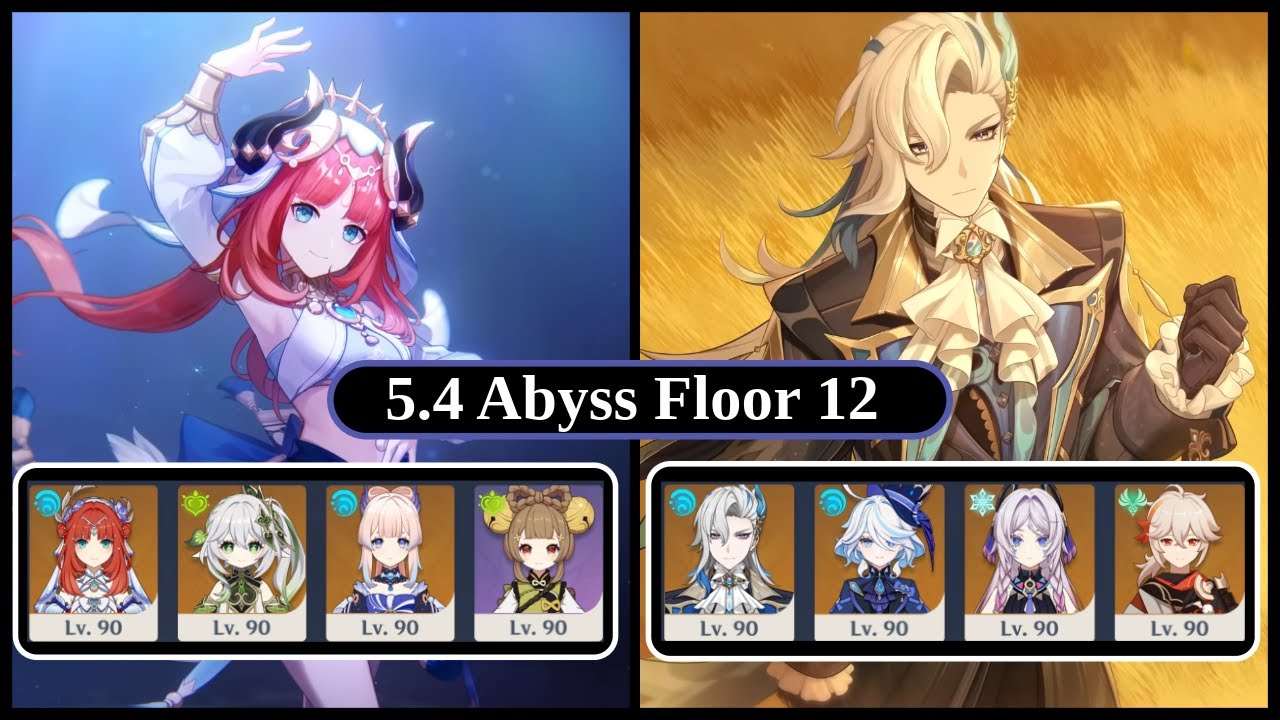 5.4 Spiral Abyss - Floor 12: Nilou & Neuvillette - Genshin Impact
