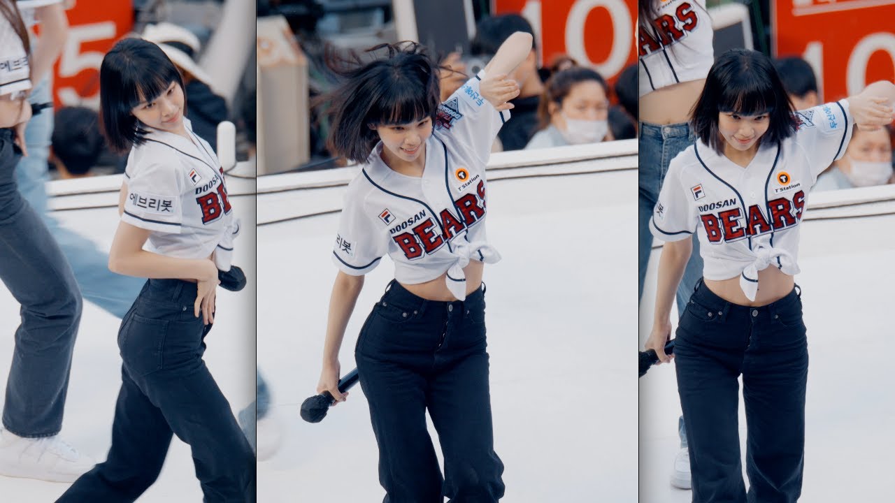 220507 [60p] 르세라핌(LE SSERAFIM) : 김채원(Kim Chaewon) - FEARLESS@프로야구 두산 Vs KT 축하무대