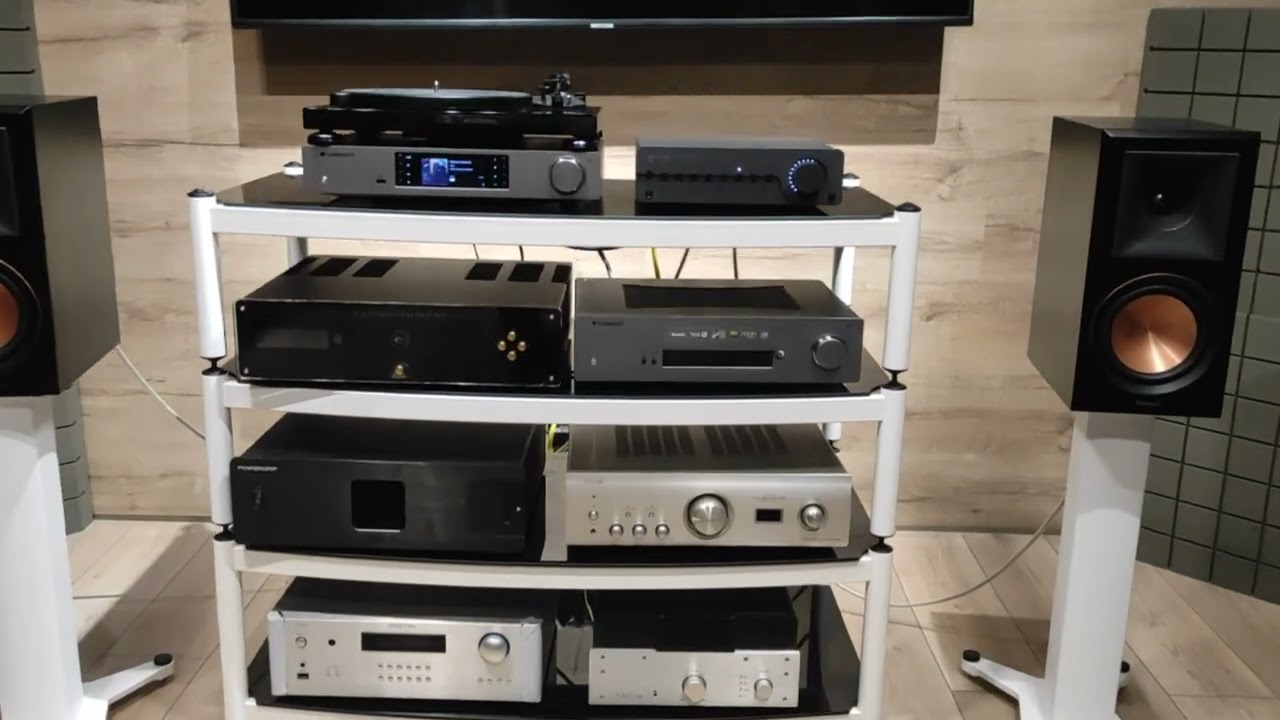 Quad Vena II Play Lancaster & Klipsch  Reference RP-600M