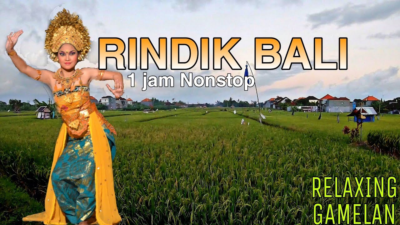 TERBAIK | GAMELAN RINDIK BALI DENGAN PEMANDANGAN SAWAH YANG CANTIK