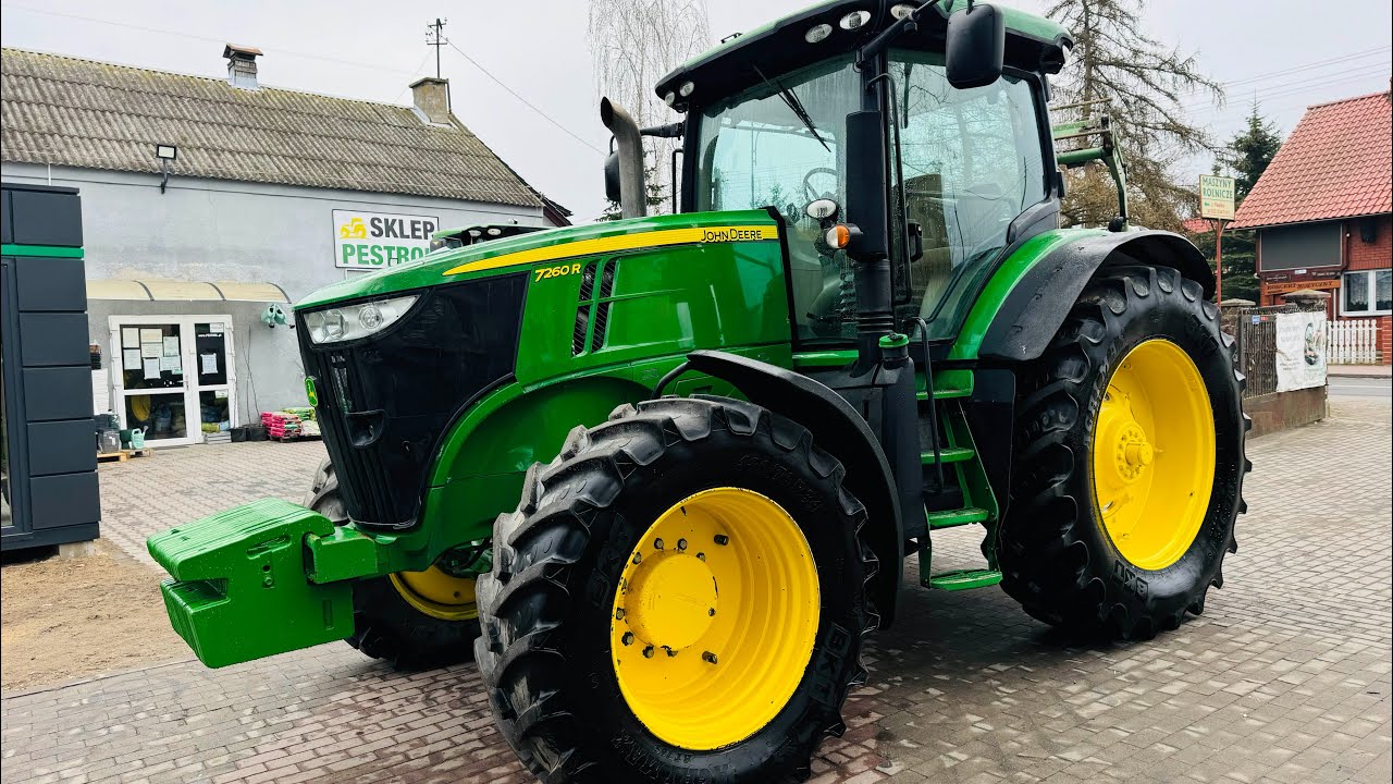 John Deere 7260R, 2013 rok, 9000 cm3, nowe opony, pneumatyka, for sale/na sprzedaż *PESTROL*