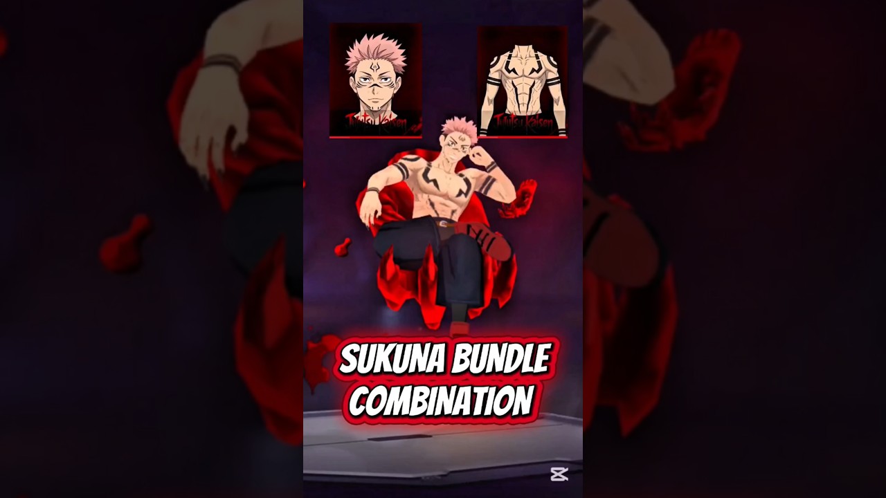 🤯Top 5 Ryomen SUKUNA BUNDLE DRESS up COMBO Free Fire 🔥
