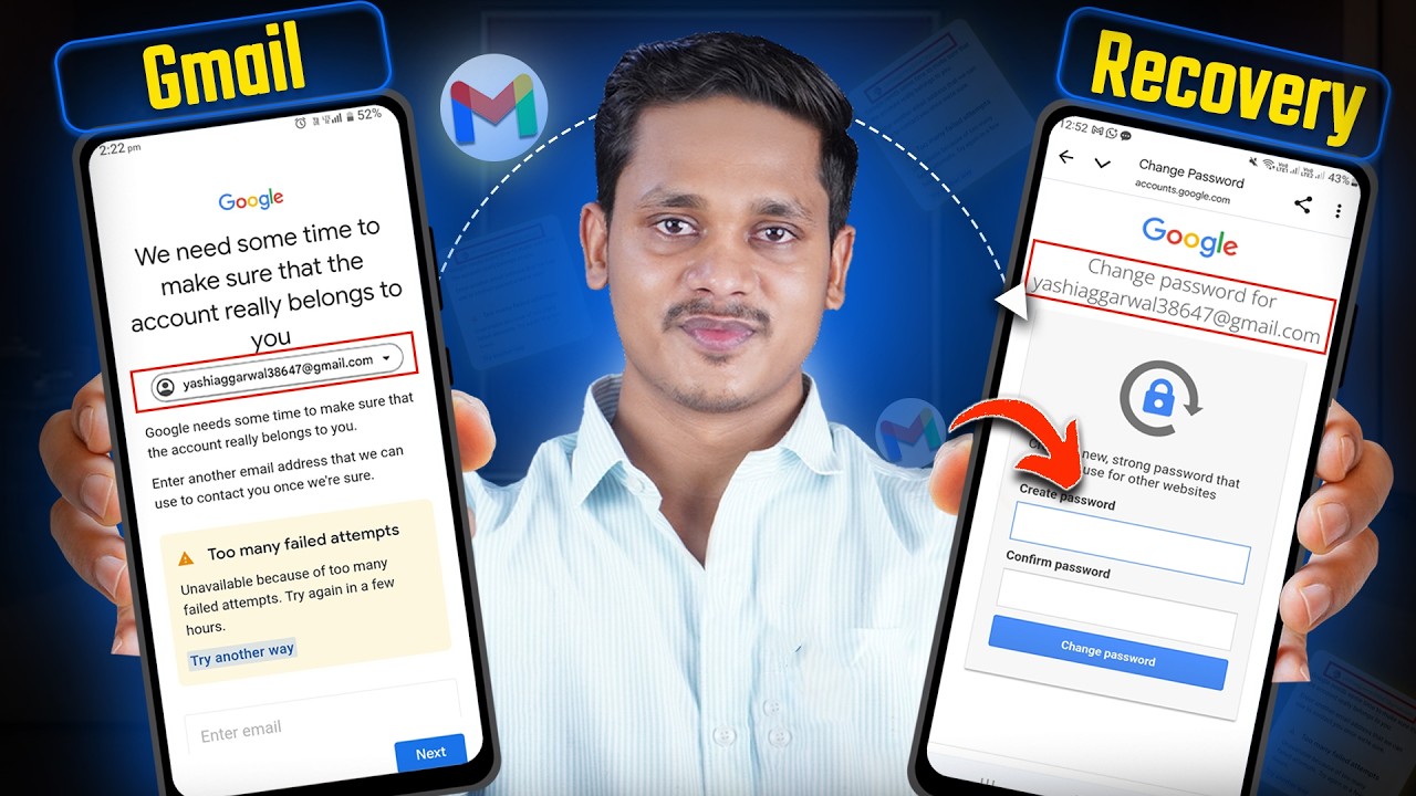 Gmail recovery without verification code | How to recover gmail account | gmail account recovery