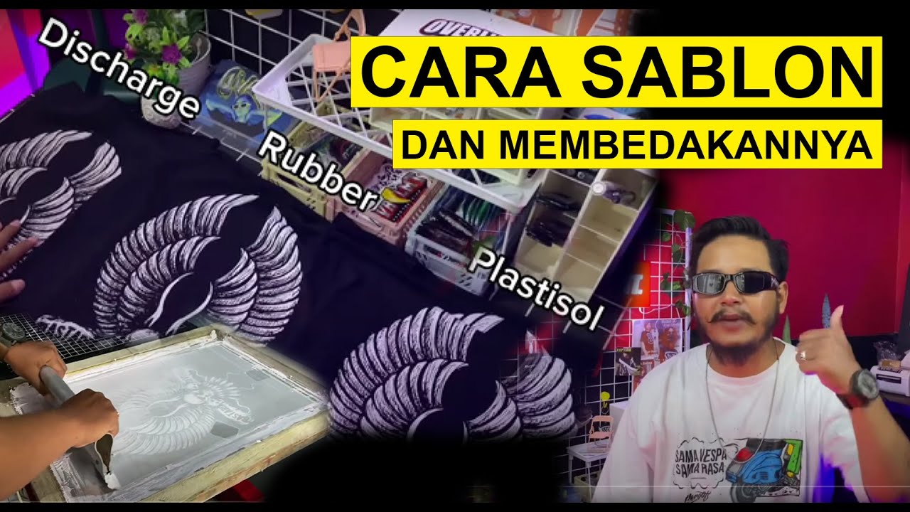 Belajar 3 jenis tinta sablon yang biasa digunakan dan cara mengaplikasiannya |Edisi Produksi(Eps.19)