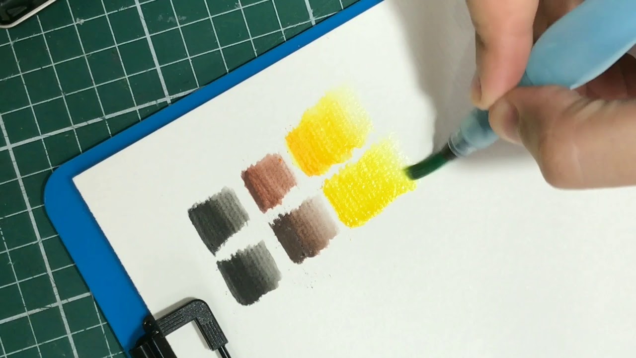 COMPARATIVO - FABER CASTELL -  PROFISSIONAL vs ESCOLAR  ( AQUARELA)