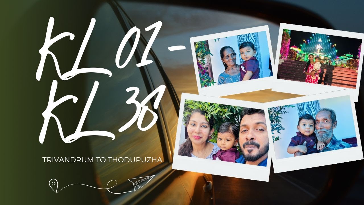 KL01 ➡️ KL38 ❤️ From Trivandrum to Thodupuzha !! Love, Roads & Hometown vibes💚Roadtrip feels!#travel