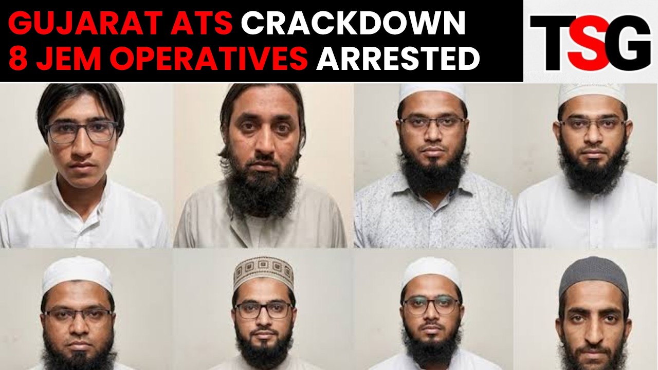 Gujarat ATS Raids: 8 Alleged Jaish-e-Mohammed Operatives Arrested In Major Crackdown | TSG