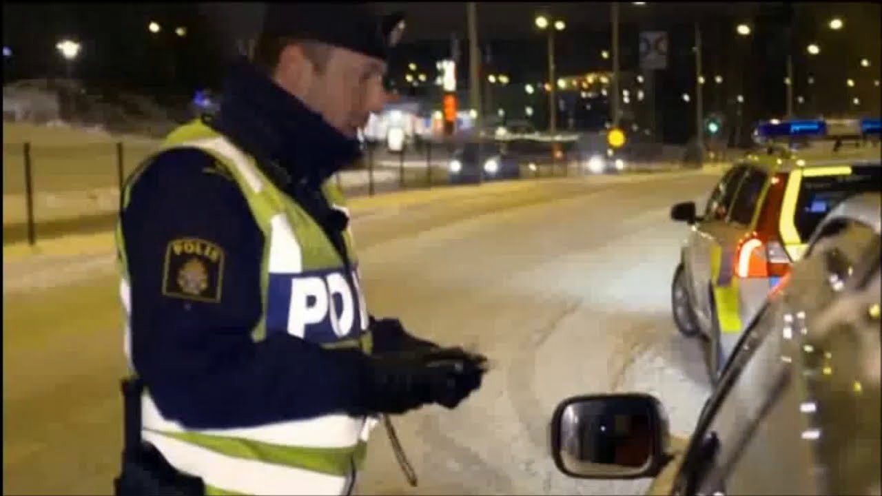 Trafikpolisen har nykterhetskontroll