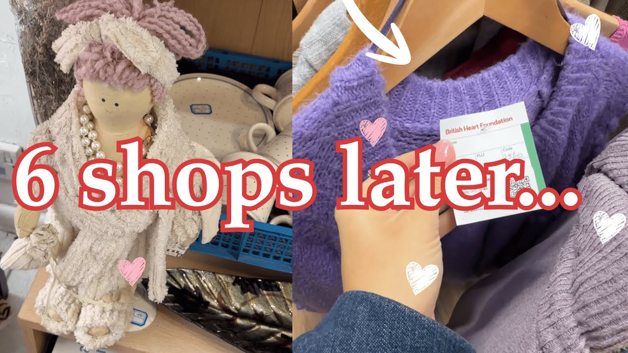 A Full Charity Shop Crawl in Helston | UK Thrift Vlog