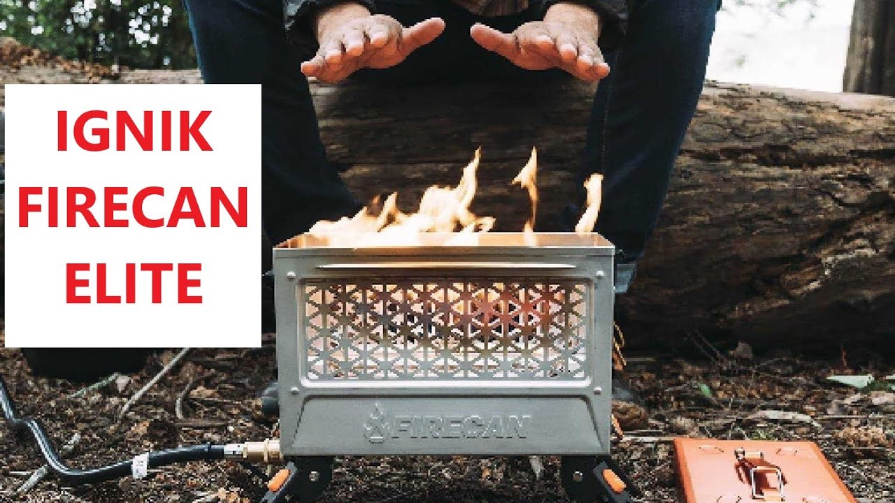 IGNIK FIRECAN ELITE — переносной пропановый костер 