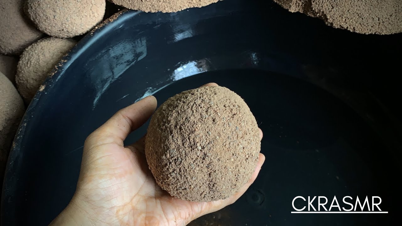 ASMR : red brick sand water 💧