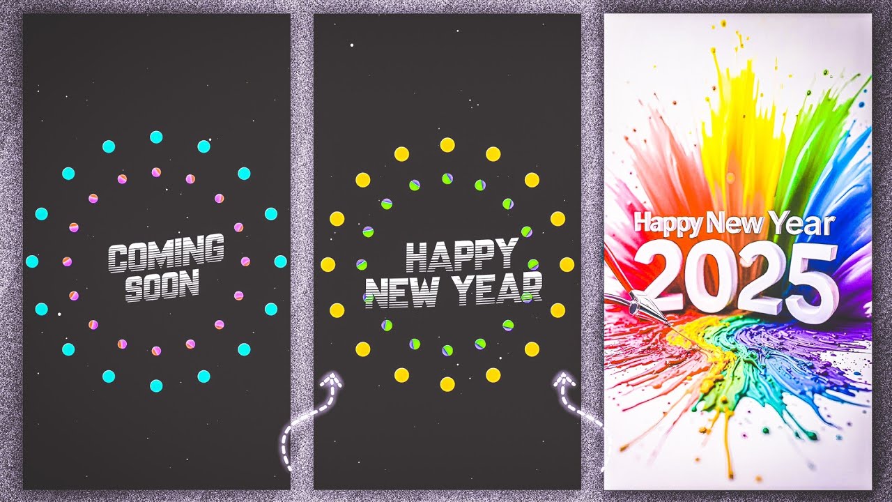 Happy New Year 2025 Coming Soon Video Editing | New Year Video Editing 2025 | New Year Reels Editing