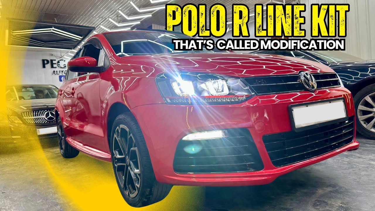 R Line Body Kit Modification in POLO || R LINE BODY KIT || Pegasus Premium