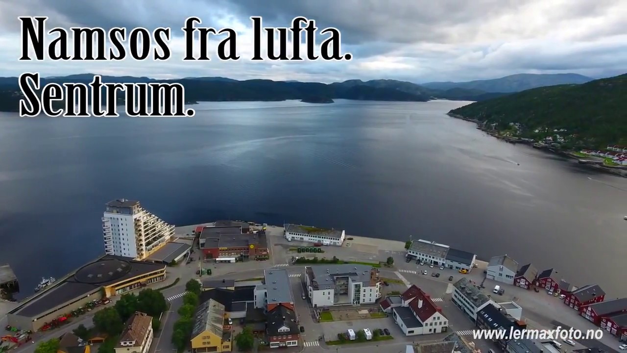 Namsos fra lufta: Sentrum