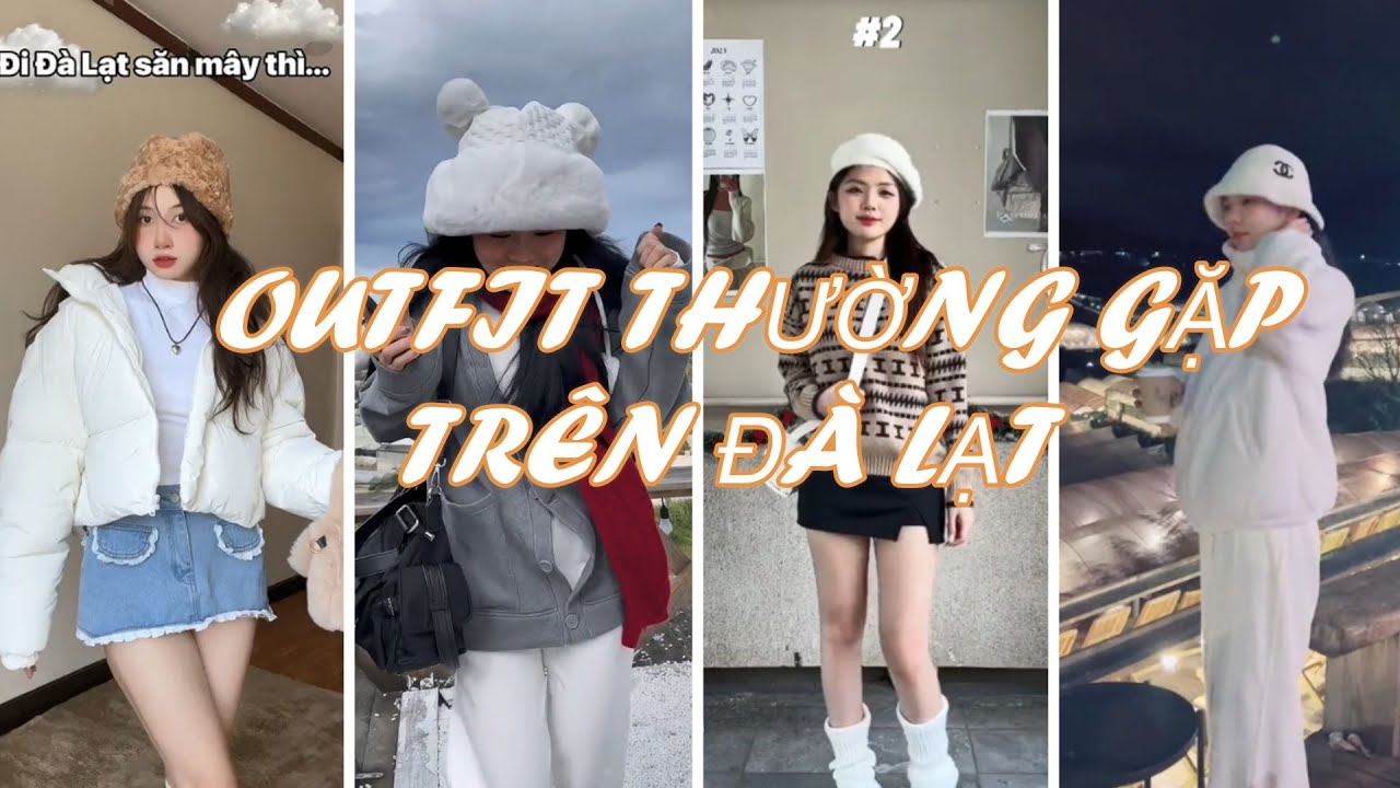 [ Shopee haul ] OUTFIT Thường gặp trên đà lạt - ĐÀ LẠT mặc gì ??? | Gu thời trang