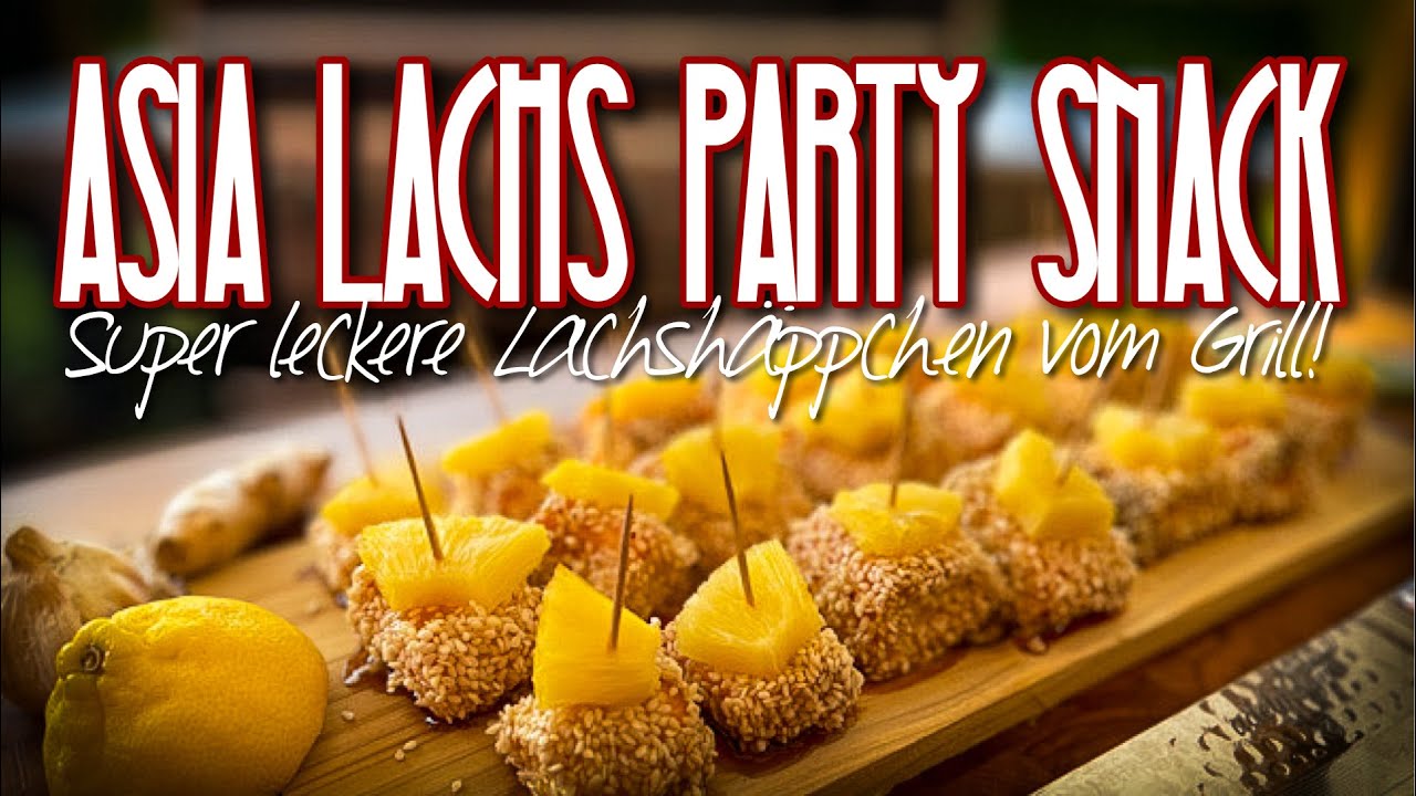 Asiatisch fruchtige Lachsh&auml;ppchen -  Super Rezept f&uuml;r den Sommer #grillen #bbq #rezeptideen #kochen