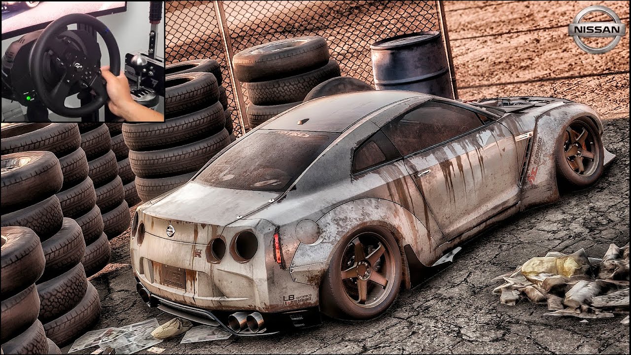 Rebuilding a NISSAN GT-R Liberty Walk - NFS HEAT | Thrustmaster T300RS Gameplay.