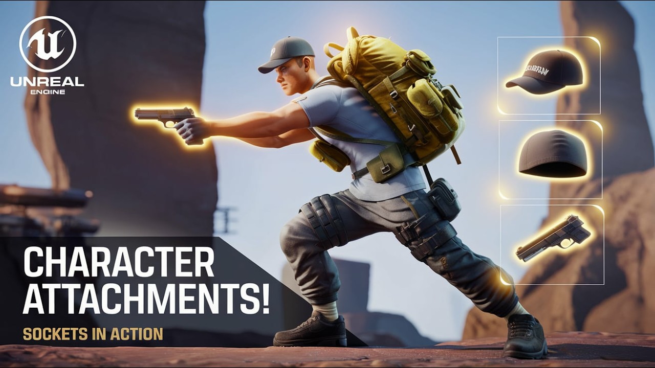 Add and Attach Objects to Your Character Using Sockets in Unreal Engine 5