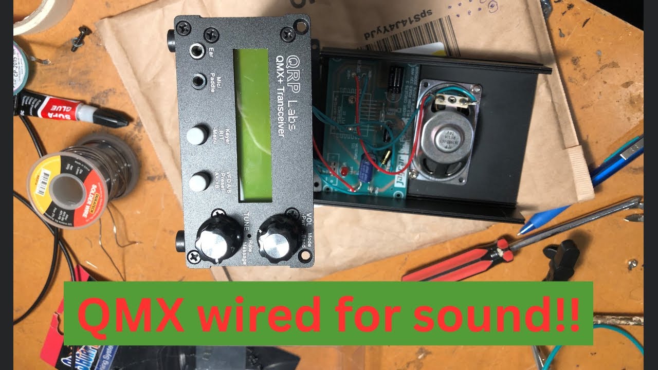 QMX Plus -Speaker and audio amp install