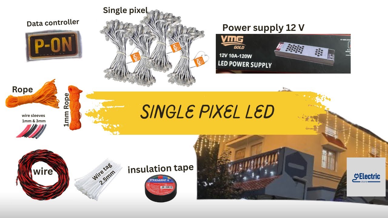 how to connect pixel led controller/Pixel led/12v single color pixel led toran/ pixel led light
