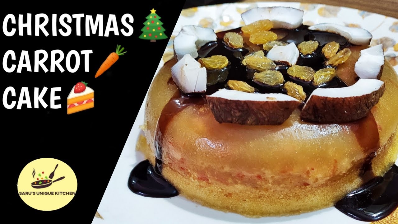 Christmas Carrot Cake Recipe || Christmas Recipes || Cake Recipe || christmas cake recipe