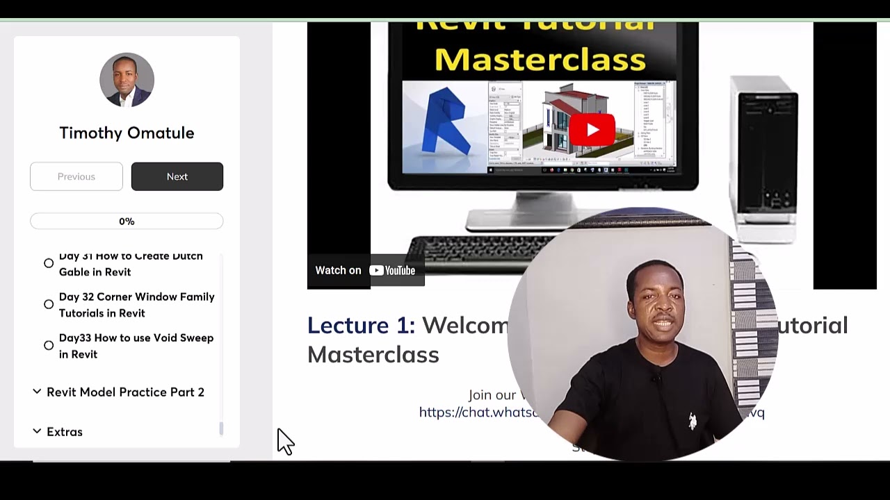 What you get inside Revit course