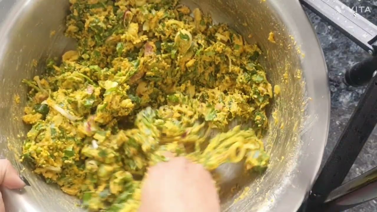 Recipe of green pakora 