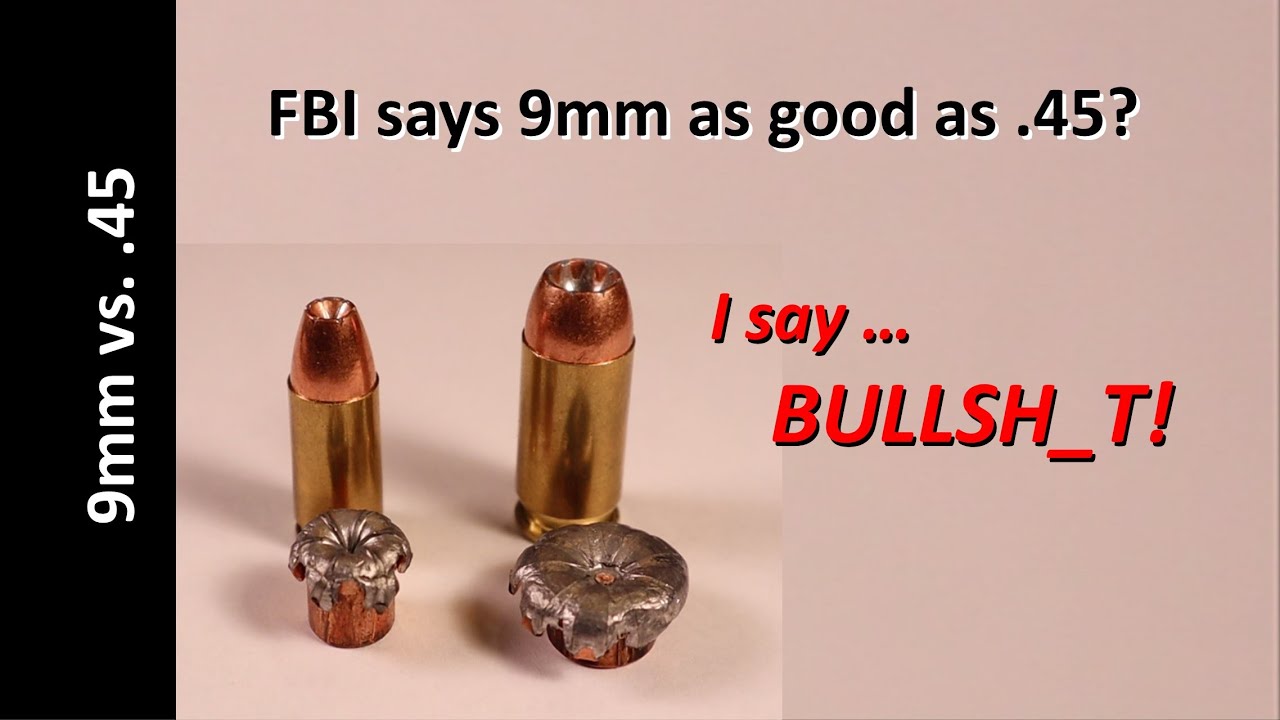 ФБР: 9-мм так же хорош, как .45?