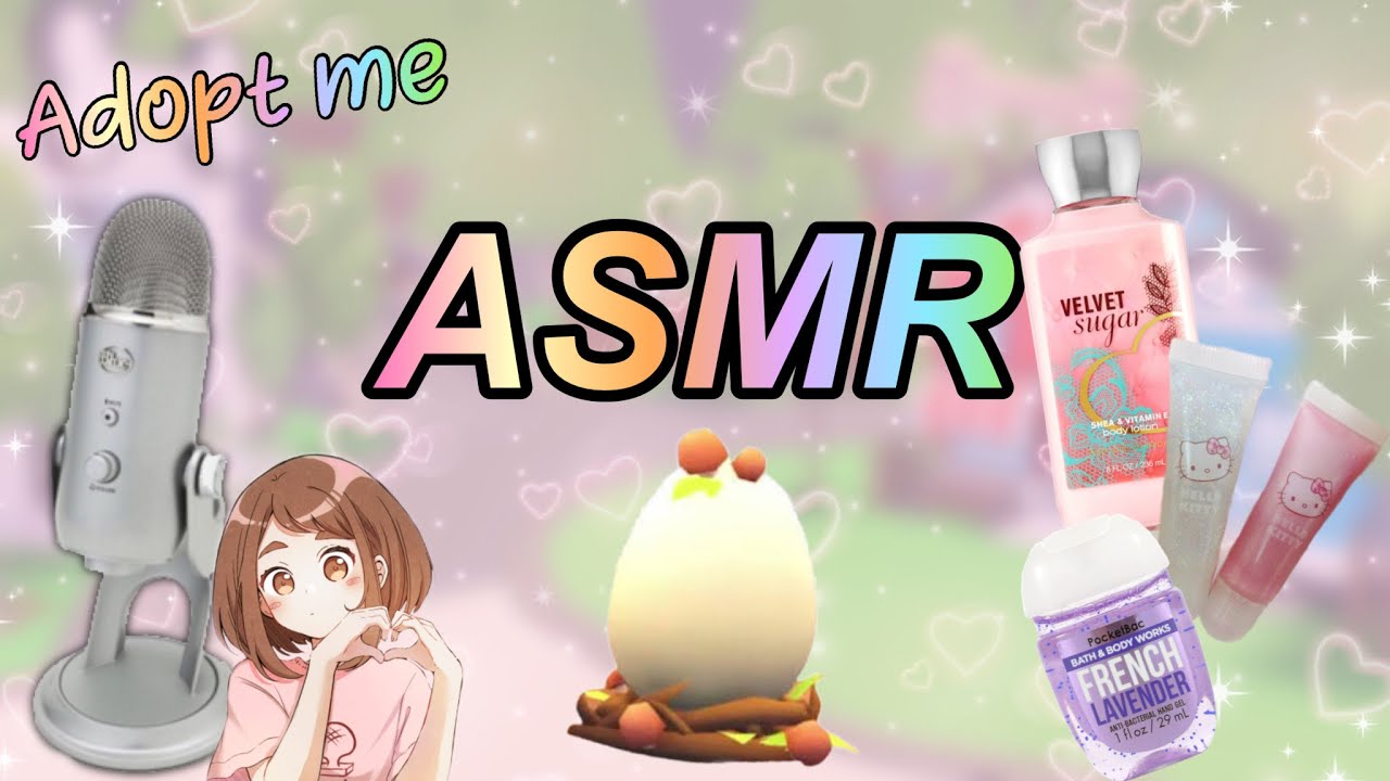 ASMR playing adopt me!✨💕 *Phone tapping, lipgloss sounds, keyboard and more!*