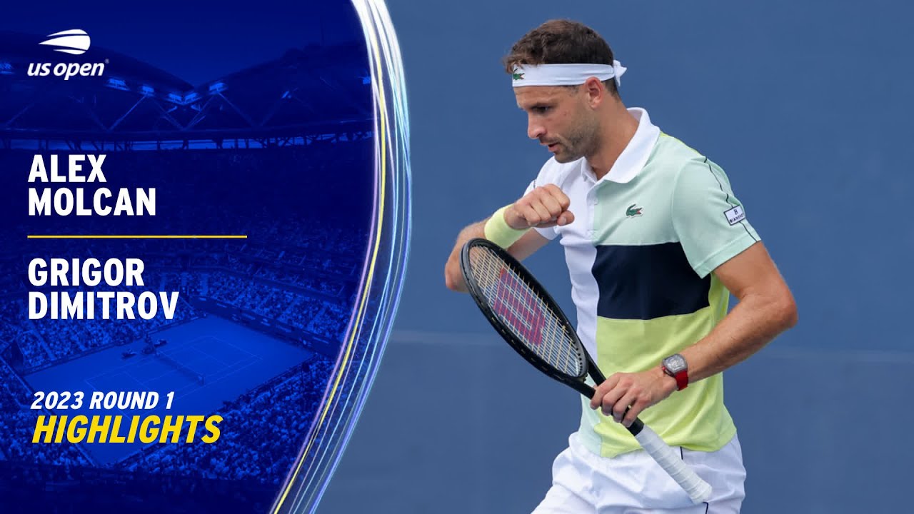 Alex Molcan vs. Grigor Dimitrov Highlights | 2023 US Open Round 1