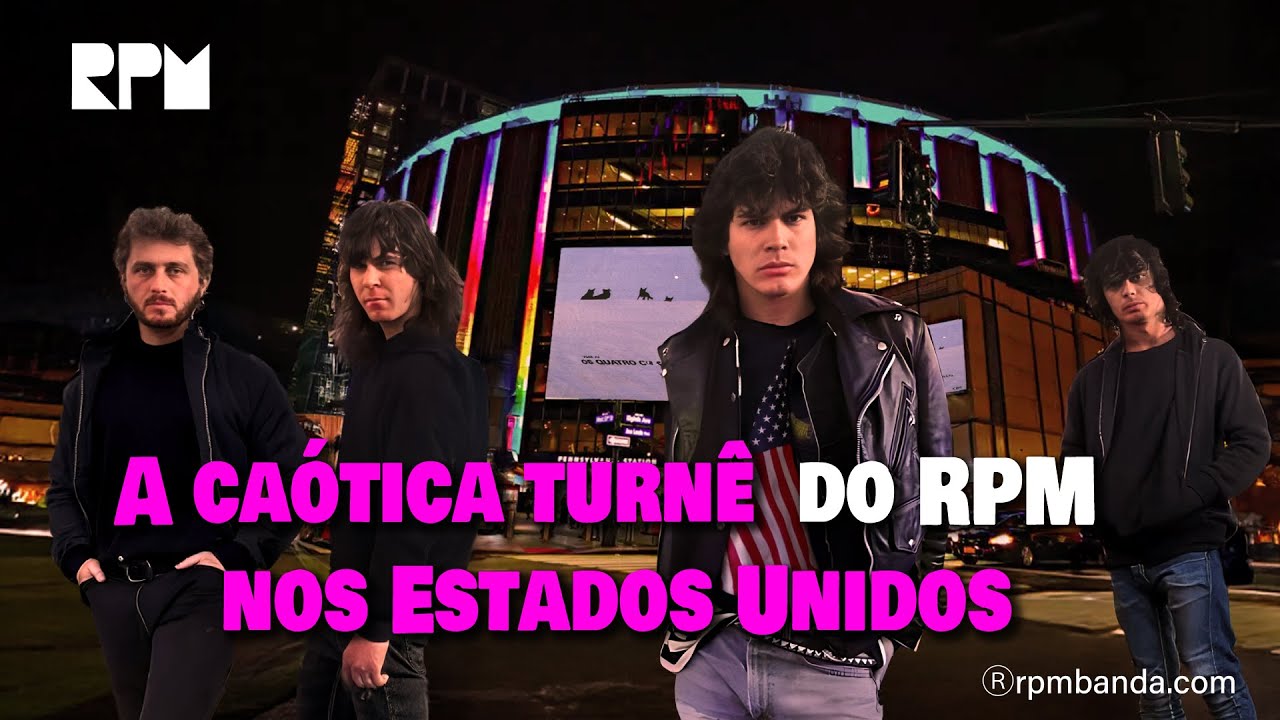 A caótica turnê do RPM nos Estados Unidos em 1988.