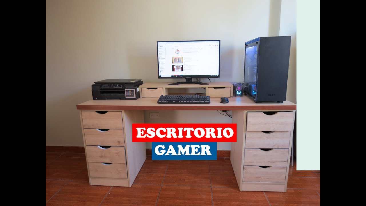 COMO ARMAR UN ESCRITORIO GAMER PASO A PASO🔥
