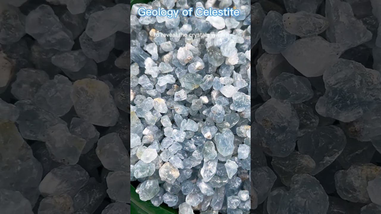 Learn about the #geology of #celestite #crystals - #geology #minerals #mineralsforsale