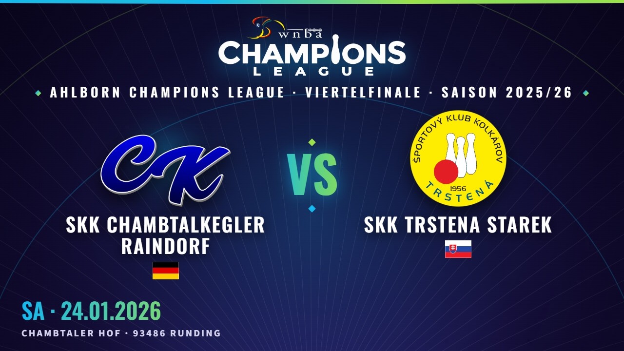 SKK Chambtalkegler Raindorf 1 - SKK Starek Trestena