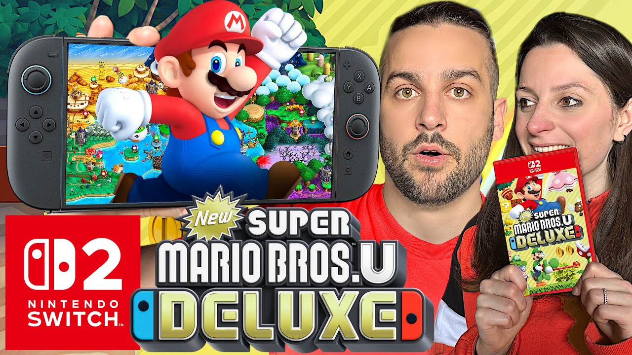 NEW SUPER MARIO BROS U DELUXE sur NINTENDO SWITCH 2 ! ( Mise a jour gratuite )