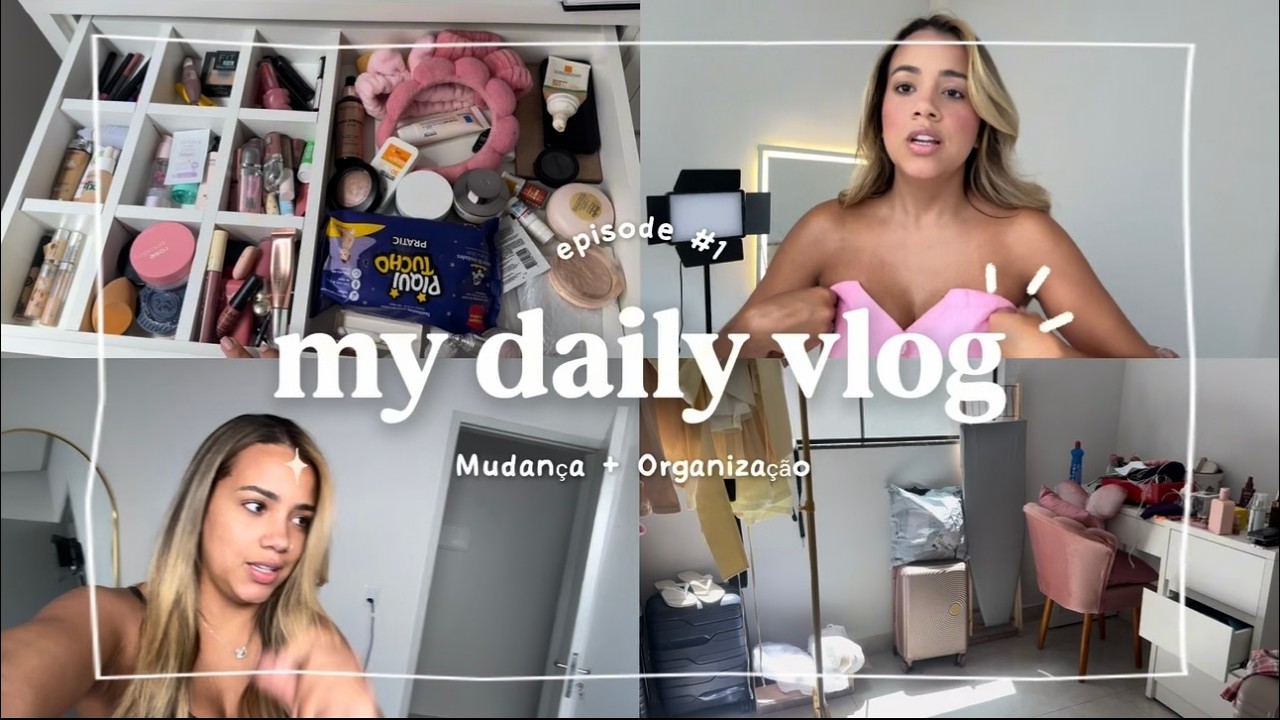 MUDANÇA PRA CASA NOVA + ORGANIZAÇÃO DO MEU STUDIO