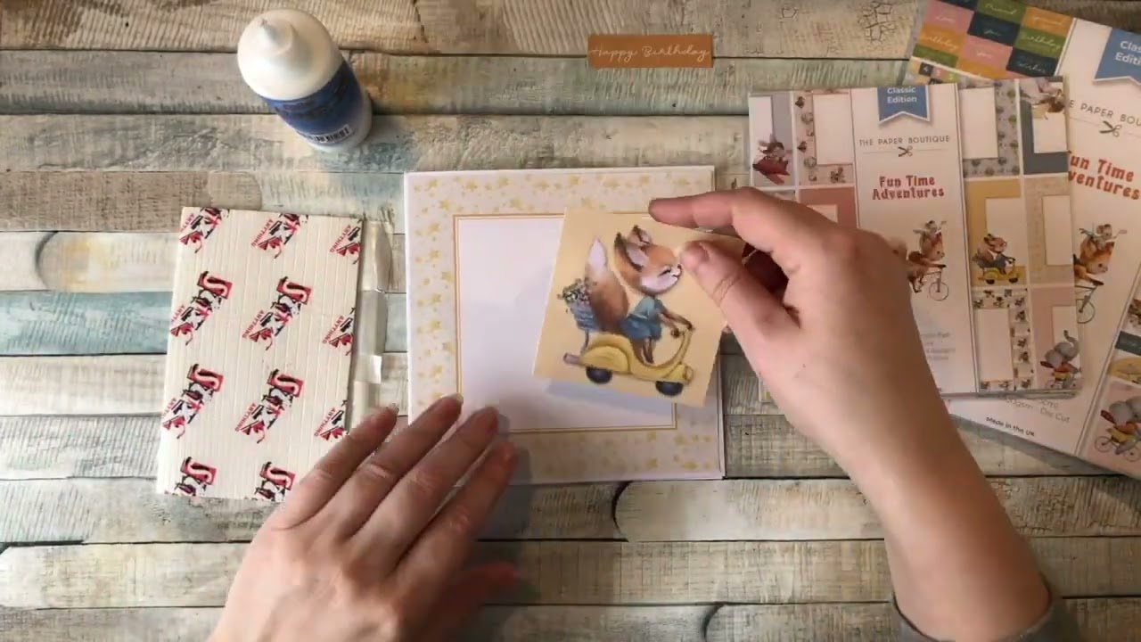 The Paper Boutique - Fun Time Adventures 1 minute make card
