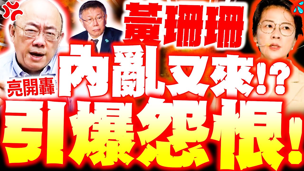 【全程字幕】黃珊珊內亂出現!? 郭正亮轟