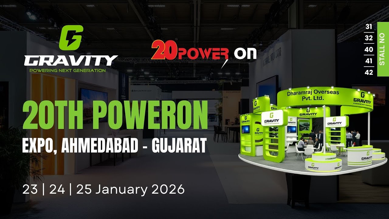 Gravity Battery at 20th PowerOn Expo | Power That Leads the Race ⚡