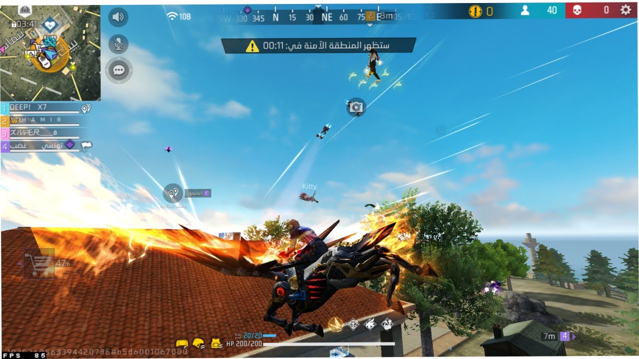 💥 99% HEADSHOT MASTER with MP40 + XMIT | Free Fire Domination 💥