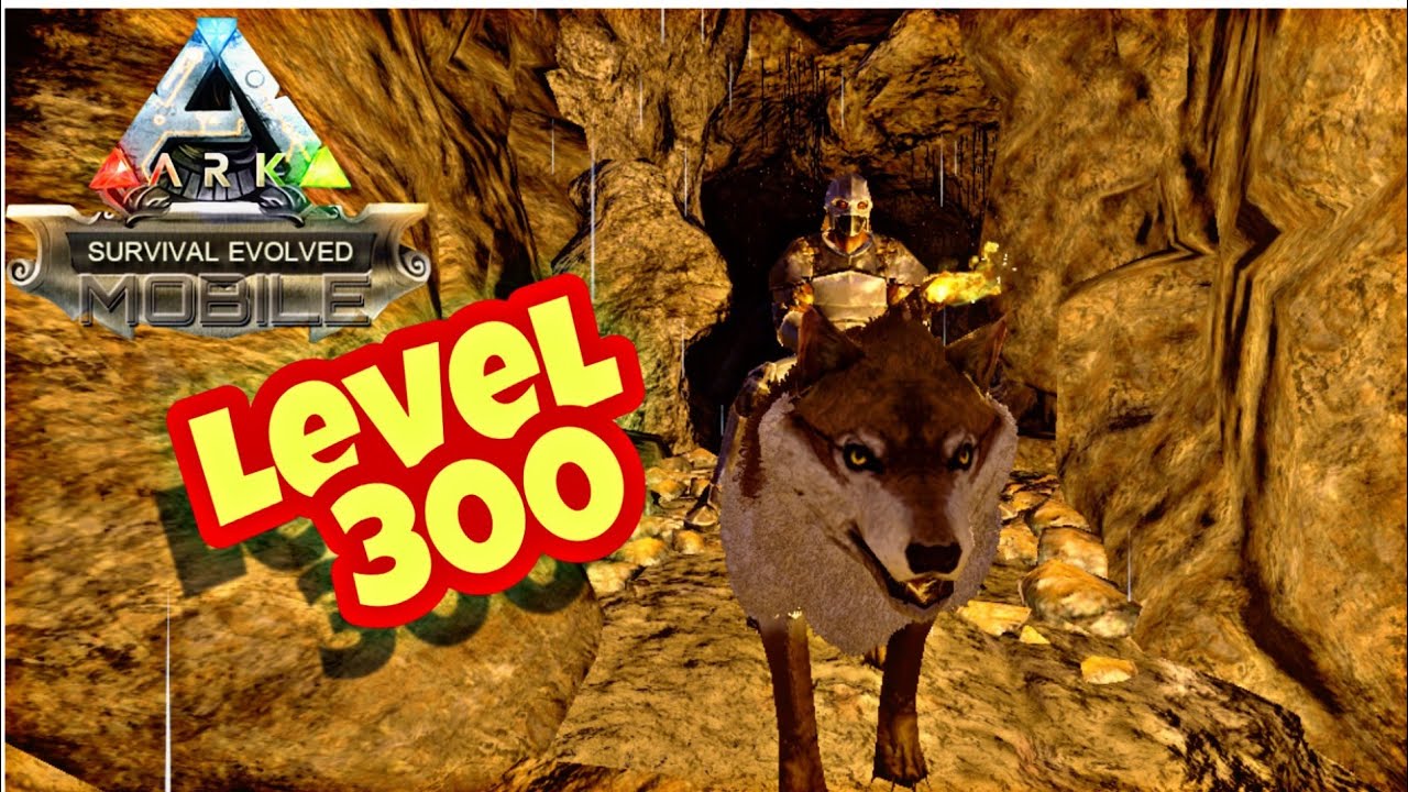 Cave Raid with High Level Dire Wolf  Ark Survival Evolved Mobile