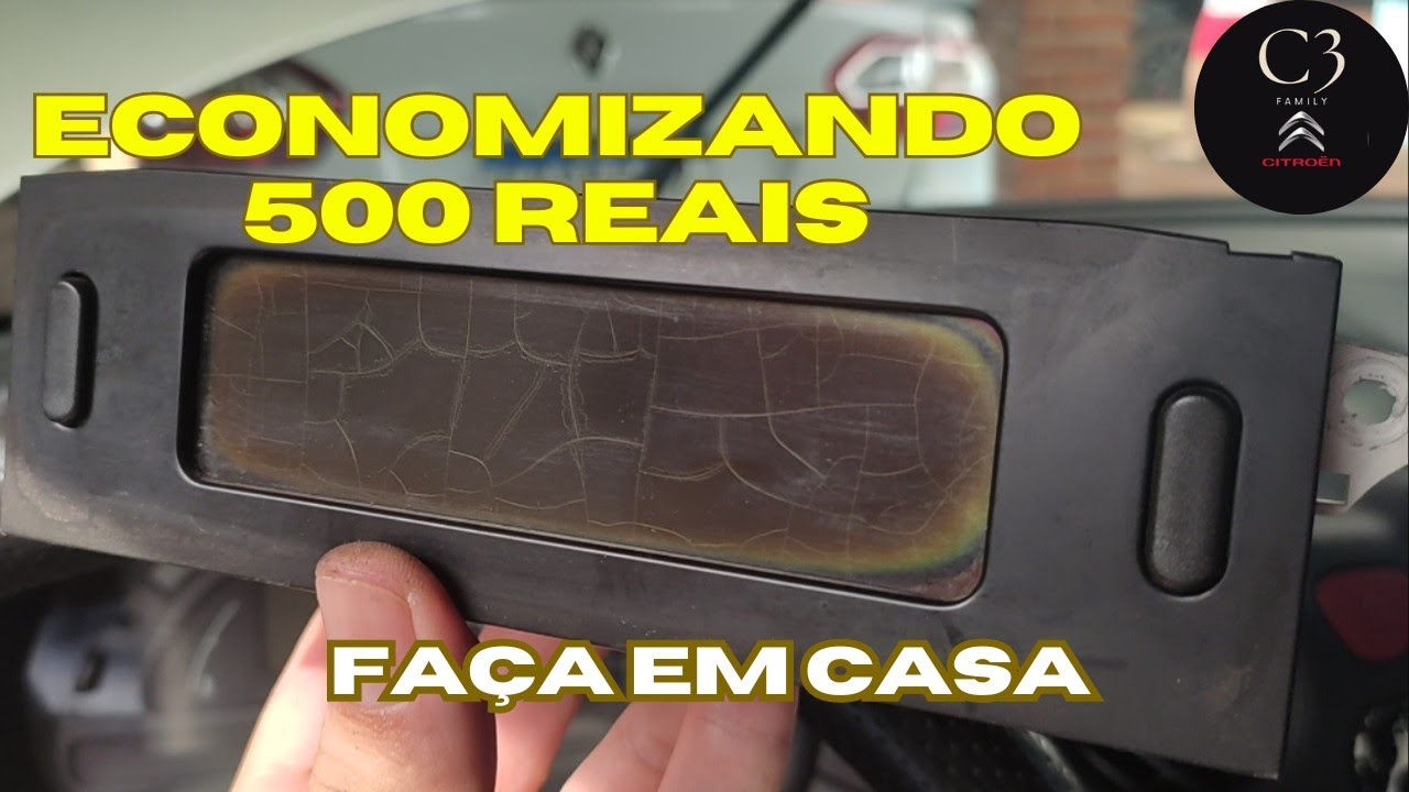 COMO RECUPERAR O DISPLAY DO COMPUTADOR DE BORDO DO CITROEN C3 EM CASA!