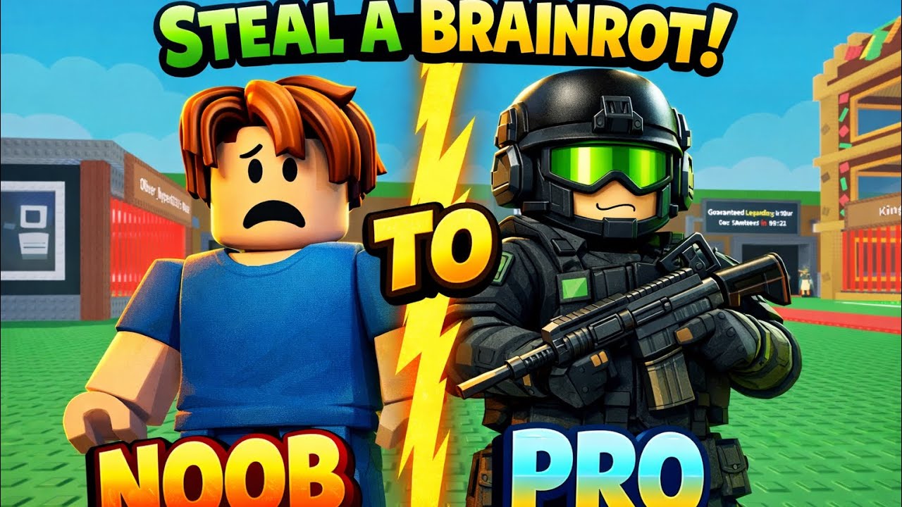 I WENT FROM  NOOB TO PRO IN STEAL A BRIANROT (or at least tried)