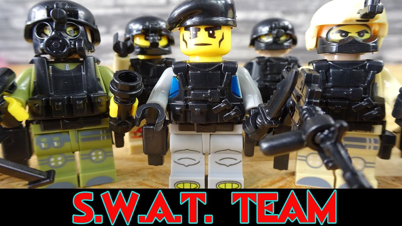 S.W.A.T. / COMMANDO MINIFIGUREN EINSATZ SET (kein LEGO)