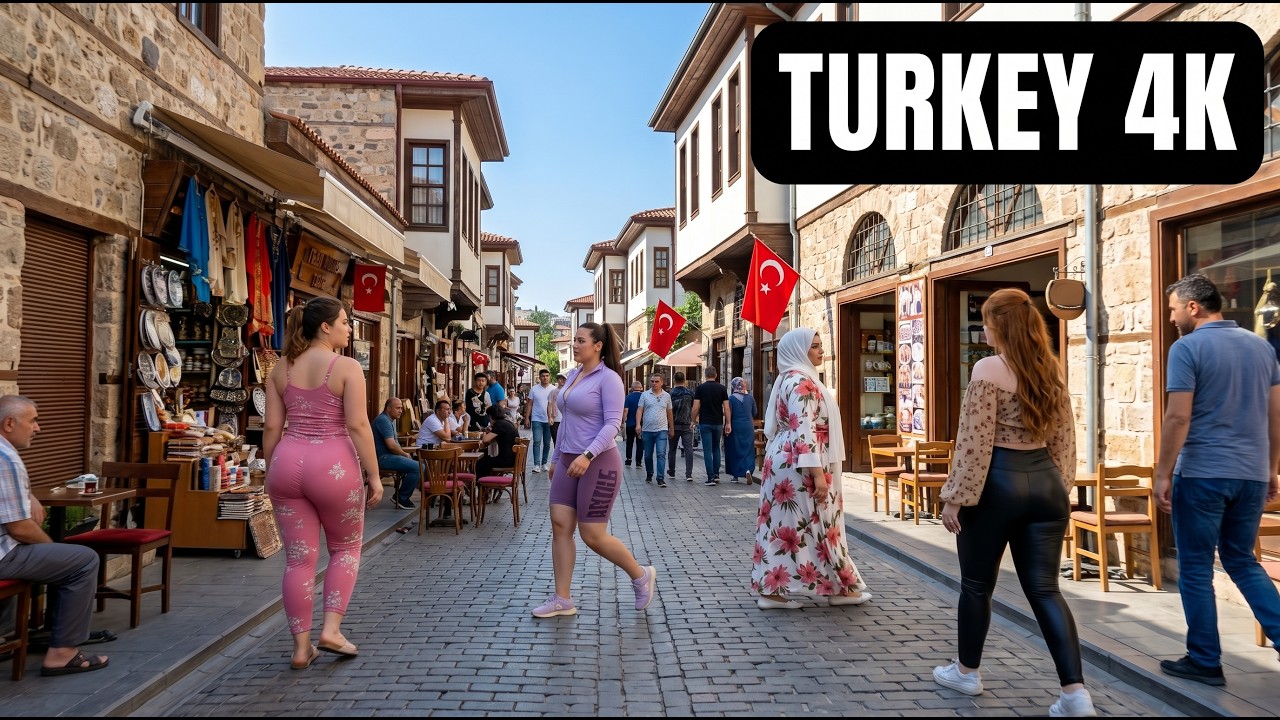 Turkey Walking Tour 4K 🇹🇷 | Beautiful Streets & Real Turkish Life