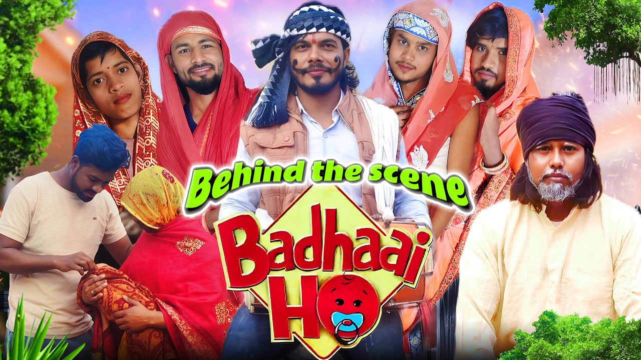 Badhaai Ho behind the scene vlog / full masti vlog video